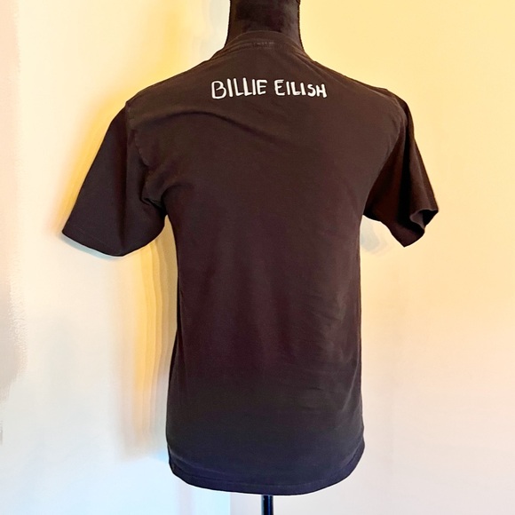 BILLIE EILISH When We All Fall Asleep Band Tee Black T-Shirt Size Small - Picture 3 of 8